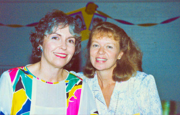 Photo of Christine Rudinsky Casselman and Barbara Hawkins Rager