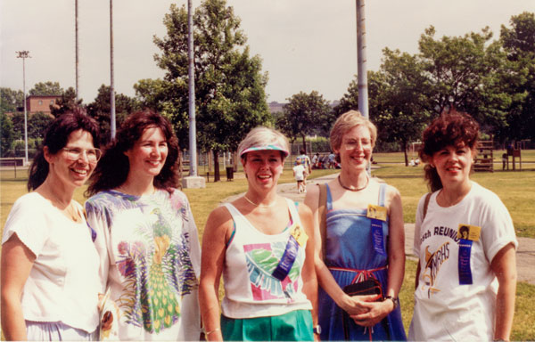 Photo of Ginny Tatam Mullhall and classmates