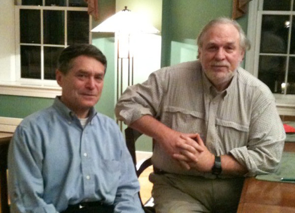 Photo of David Caplan and Marc Shell