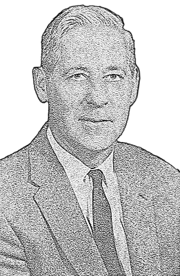 Sketch of Gordon Drysdale