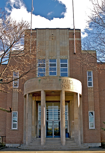 Photo of Entrance to Mount Royal High School