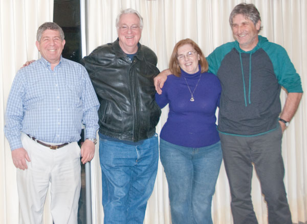 Photo: John Hoffman, Harvey Shacket, Arlene Harris Lane, Percy Zelnick