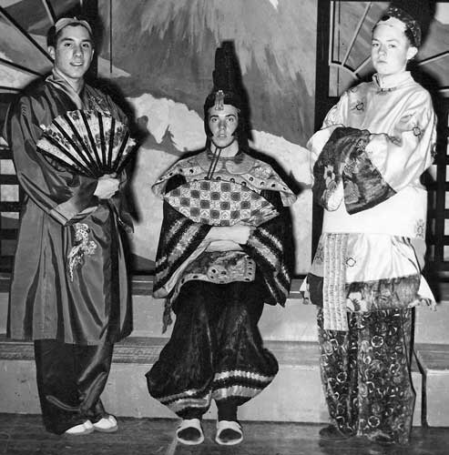 Photo of Josh Rotbaltt, ? and Russ Briggs in the Mikado