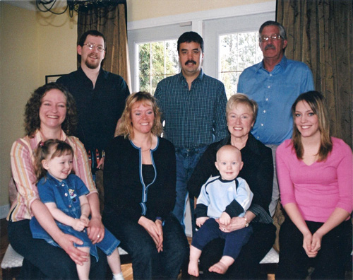 Photo of Susan Clark Robert and family