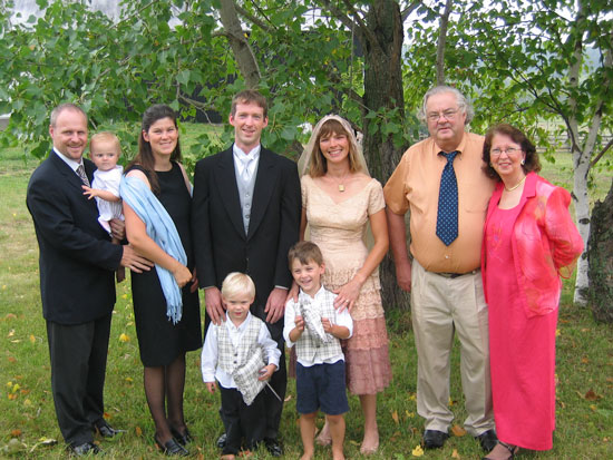 Photo of Bruce Hofman and family