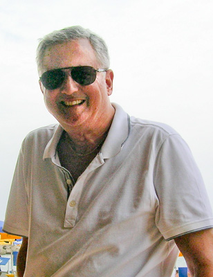 Photo of Barry Levine in Italy, 2011