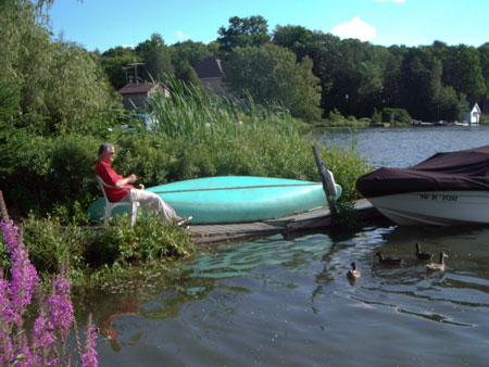 Photo of Barry Levine at lake