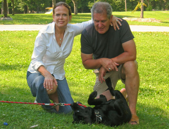 Photo of Eileen Miller and husband Pierre-Antoine deSaint-Hilaire