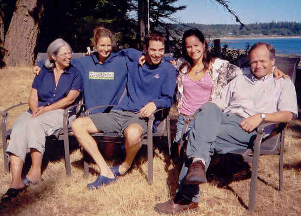 Photo of Ginny, Sarah, Ben, Shannon and Steve Mulhall