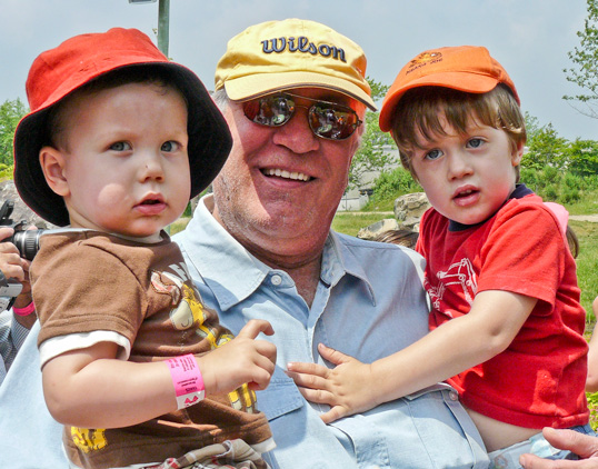 Photo of George Osborne and grandsons