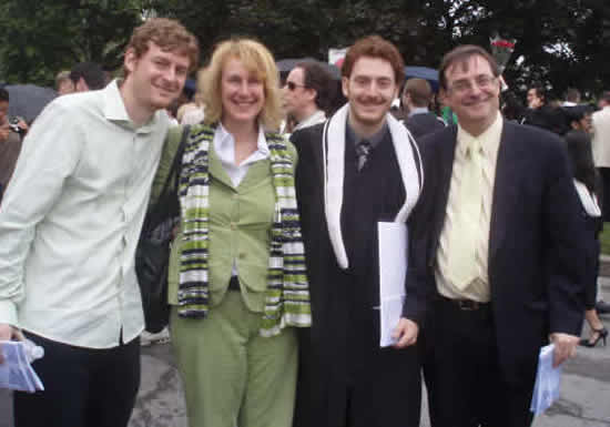 Photo of Ellen Roseman and family